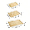 Axyaa Large Capacity Plastic Storage Tray for Food Serving, Tea, Dessert, Fruit Organizer