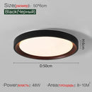 Axyaa Walnut Grain Smart Ceiling Light for Bedroom and Living Room