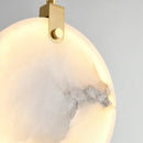Axyaa Marble Pendant Lamp LED Small Chandelier Light Fixture for Home Decor