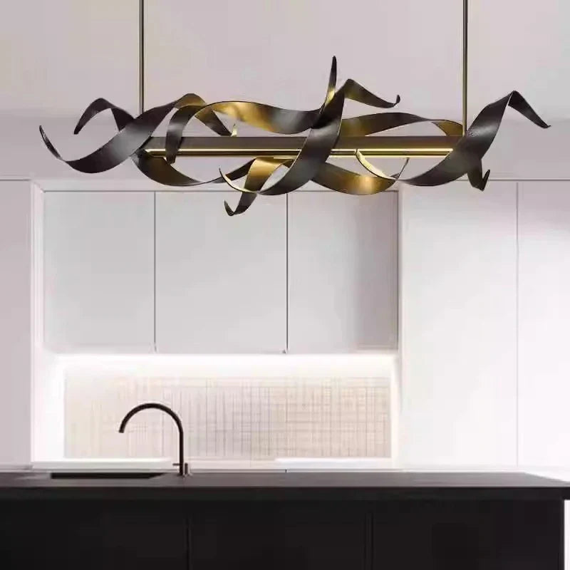 Axyaa Stainless Steel Dining Room Ceiling Chandelier without special characters