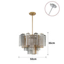 Axyaa Medieval Glass Chandelier for Stylish Home Lighting