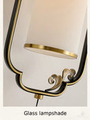 Axyaa All Copper Wall Lamp Glass Lamp for Living Room Bedroom Restaurant TV Background