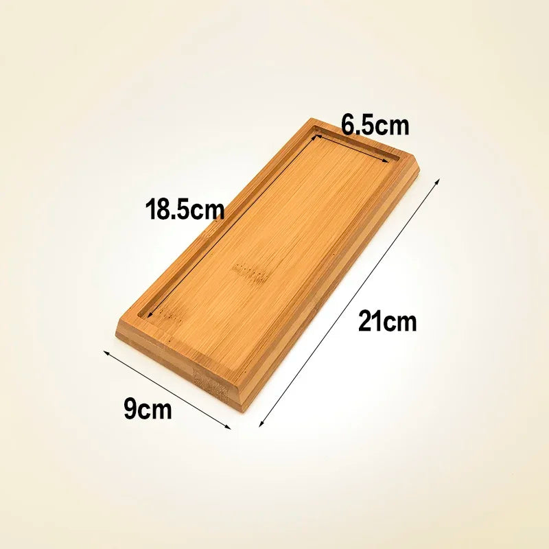 Axya Bamboo Sharpener Whetstone Holder for Kitchen, Non-Slip Base