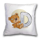 Axyaa Cartoon Bear Pillowcase - Decorative Cushion Cover for Sofa or Children's Room