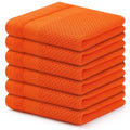 Axyaa 6Pcs Soft Cotton Kitchen Towels | Super Absorbent Dishcloth Set