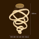 Axyaa Crystal Chandeliers & Staircase Lighting - Modern Villa & Living Room Fixtures