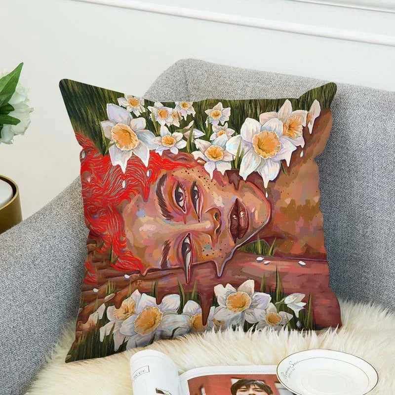 Axyaa 40x40 Jane Koluga Art Pillow Cover for Home Decor and Car Sofa Fall Theme