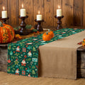 Axyaa Christmas Cartoon Table Runner for Festive Kitchen Decor