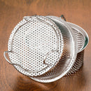 Axyaa Stainless Steel Drain Basket Strainer Steamer Kitchenware