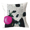 Axyaa Geometric Character Pillowcase | Sofa Home Decor Polyester Cushion