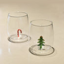 Axyaa 3D Animal Glass Cup, 350ml, Christmas Theme, Cartoon Animal Shape