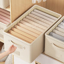 Axyaa Fabric Storage Box with Tag: Organize Home Clothing in Thickened Basket