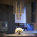 Axyaa Crystal LED Pendant Chandelier for Luxury Home Lighting