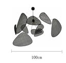Axyaa Bamboo Weaving Rattan Chandelier for Zen Living Room Decor