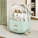 Axyaa Makeup Organizer: Large Capacity Cosmetic Storage Drawer with Lid for Beauty Essentials