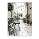 Axyaa Olive Tree Architecture Canvas Print Wall Art Posters for Living Room