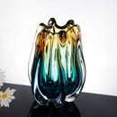 Axyaa Gradient Glazed Vase, Modern Dried Flower Arrangement, Artistic Home Decor