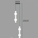 Axyaa Nordic Stair Chandelier Living Room Dining Pendant Ceiling Light