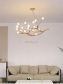 Axyaa Glass Bubble Resin Pendant Light Chandelier LED Lamps