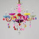 Axyaa Colorful Crystal Chandelier for Children's Room