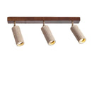 Axyaa Stone Metals Ceiling Light with 3 Warm Light Heads for Living Rooms