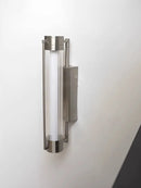 Axyaa Glass Wall Lamp in Sand Nickel Finish - Creative and Simple Glass Design