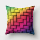 Axyaa Geometric Animal Rainbow Pillow Case for Home Decor 45X45CM