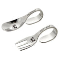 Axyaa Kids Stainless Steel Training Spoon Fork Set in Cute Mini Box