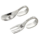 Axyaa Kids Stainless Steel Spoon & Fork Set with Box