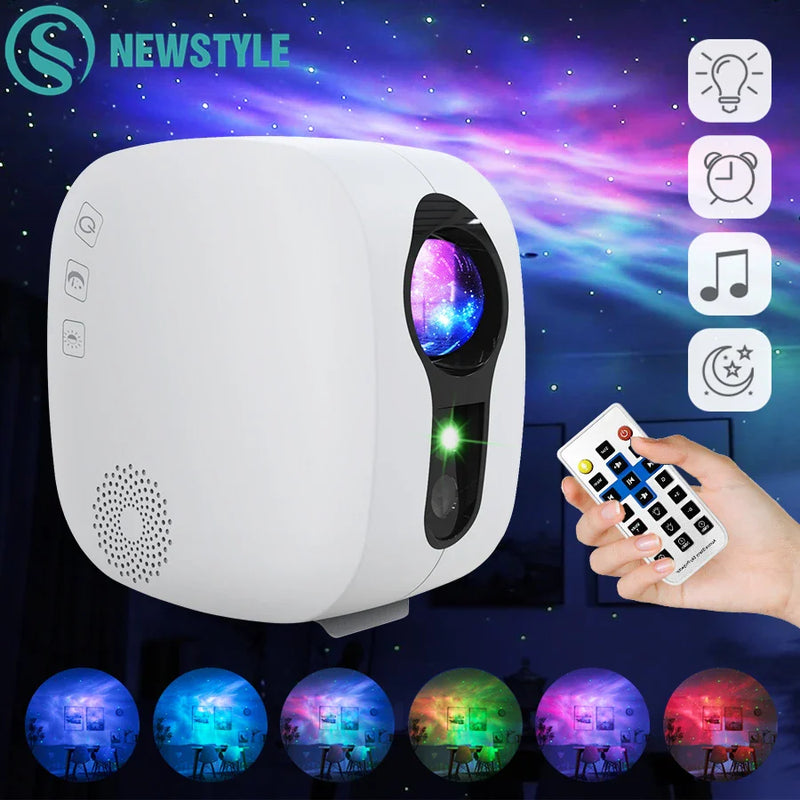 Axyaa Starry Sky Bluetooth Speaker Night Light Projector