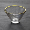 Axyaa 80ml Heat Resistant Tea Cup Vertical Texture Sake Tasting Glass