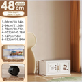 Axyaa Foldable Storage Box, Heavy-Duty with Wheels, Ideal for Snacks/Clothes/Books, Multiple Sizes