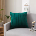 Axyaa Plush Velvet Striped Cushion Cover for Stylish Home Decor