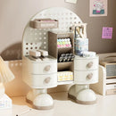 Axyaa Desktop Storage Organizer with Drawers & Pen Holder for Office, Study or Home