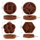 Axyaa Woven Rattan Storage Tray - 10 Styles Square Basket for Snacks, Bread & Food