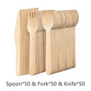 Axyaa Wooden Cutlery Set for Events & Parties