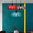 Axya Nordic Glass Chandelier: Modern Pendant Light for Home Decor