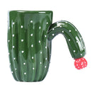 Cactus Ceramic Halloween Coffee Cups by Axyaa for Home & Office Gifts
