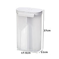 Axyaa Grains Storage Container Cereal Dispenser Kitchen Organizer Insect-Proof 3.2L