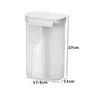 Axyaa Grains Storage Container Cereal Dispenser Kitchen Organizer Insect-Proof 3.2L