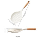 Axyaa Silicone Non-Stick Colander Spoon Strainer Skimmer Mesh Oil Filter Kitchen Tool