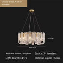 Axyaa Modern Chandelier Ring Lights for Foyer Living Dining Room