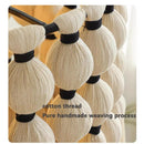 Axyaa Handmade Rope Woven Light for French Chandelier Vintage High Rise Villa Bedroom Dining Room.