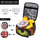 Axyaa Monsters Mike And Sullivan Lunch Bag - Thermal Insulated Cooler Box for School