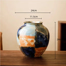 Axyaa Ceramic Vase with Hand-doodle Design for Floral Arrangement