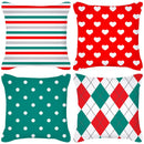 Axyaa Geometric Print Pillowcase for Sofa Decoration