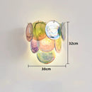 Axyaa Glass Chandeliers: Round LED Vintage Pendant Light for Dining Room & Kitchen