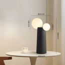 Axyaa Cactus Glass Ball LED Table Lamp for Bedroom Living Room