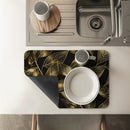 Axyaa Branches Leaves Kitchen Bathroom Drying Mat Branches Leaves Antiskid Drain Pad