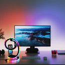 Axyaa Spiral Art RGB Table Lamp for Studio Desk